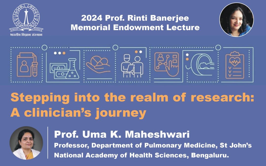 Prof. Rinti Banerjee Memorial Lecture