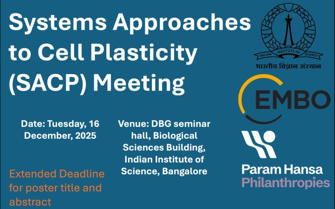 Systems Appraoches to Cell Plasticity Symposium